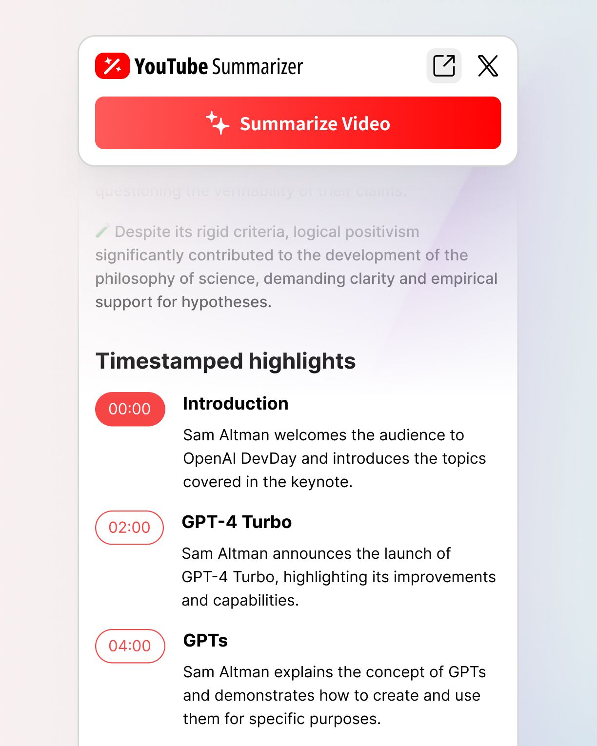 Extension Interface