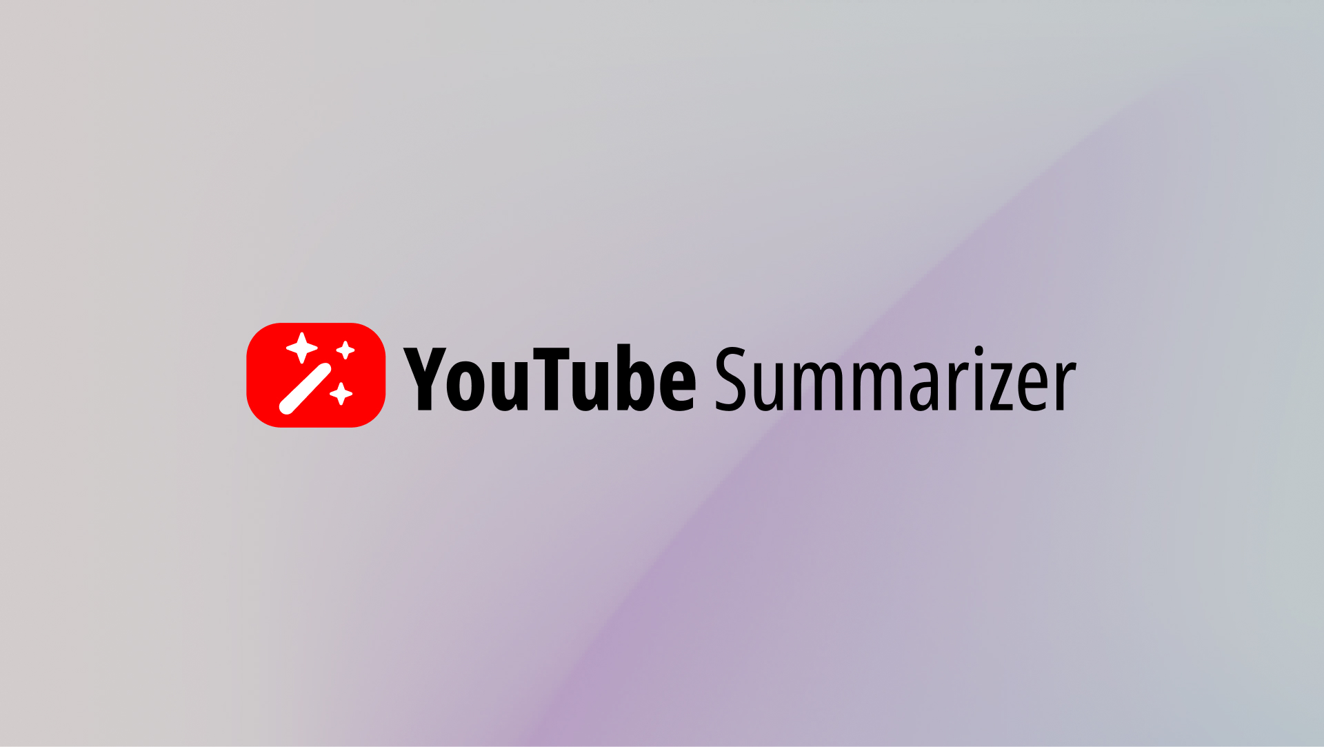 YouTube Summarizer Cover